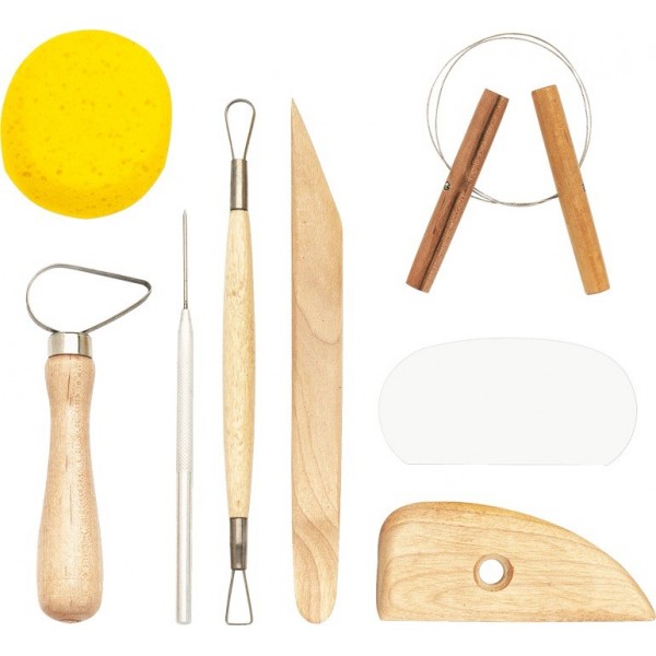 Boetseergereedschapset 8-delig