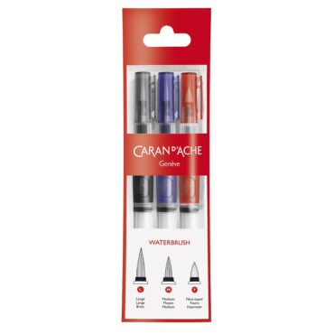 Caran d'Ache Waterbrush SET 3 stuks