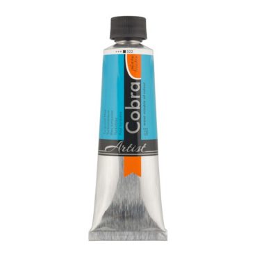 Cobra Artist Watervermengbare olieverf 150ml – 522 Turkooisblauw (S3)