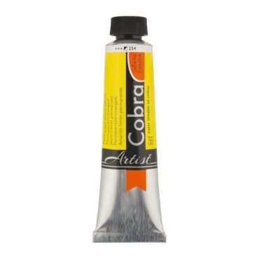 Cobra Artist Watervermengbare olieverf 40ml – 254 Permanent Citroengeel (S2)