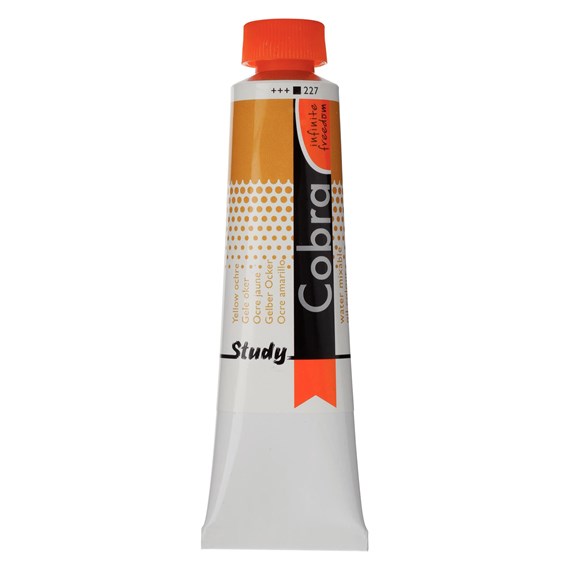 Cobra Study Watervermengbare olieverf 40ml – 227 Gele Oker