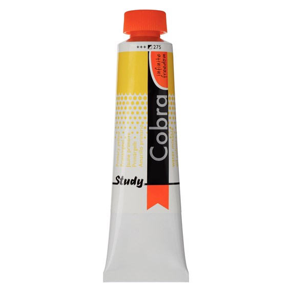 Cobra Study Watervermengbare olieverf 40ml – 275 Primairgeel
