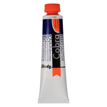 Cobra Study Watervermengbare olieverf 40ml – 568 Permanentblauwviolet