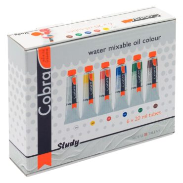 Cobra Study Watervermengbare olieverf - SET 6x20ml