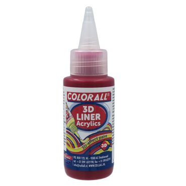 Colorall Acrylic 3D-liner 50ml - 12 Donkerrood