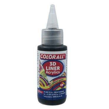 Colorall Acrylic 3D-liner 50ml - 63 Zwart