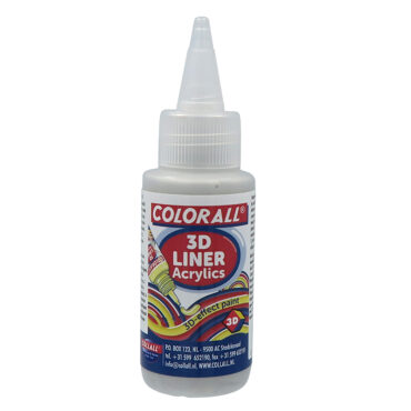 Colorall Acrylic 3D-liner 50ml - 74 Zilver