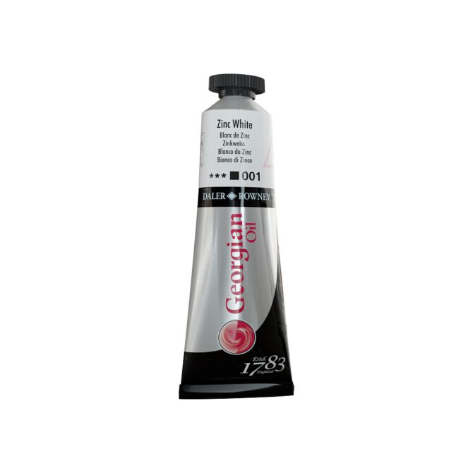 DR Georgian olieverf tube 38ml - 001 Zinc white