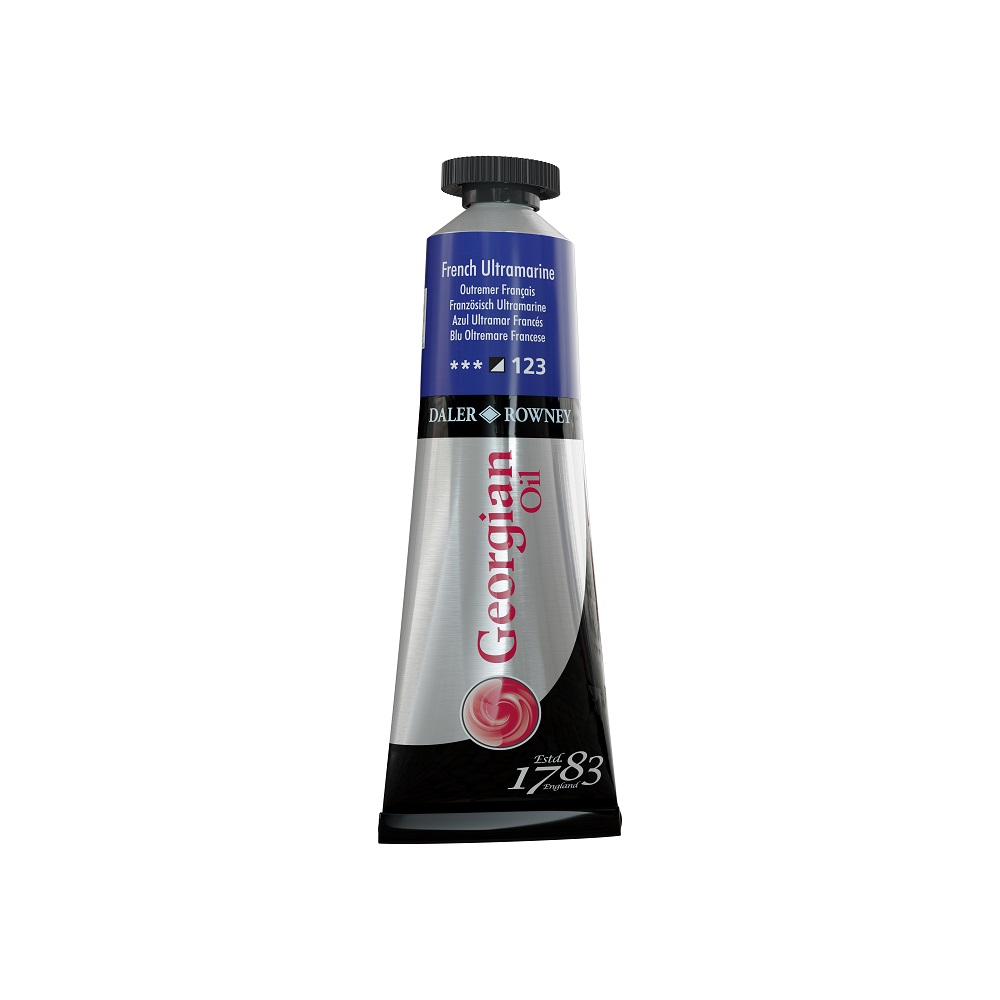 DR Georgian olieverf tube 38ml - 123 French Ultramarine