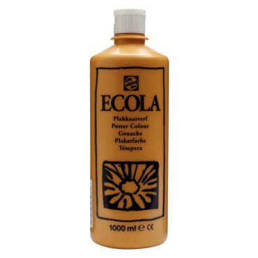 Ecola plakkaatverf 1000ml - 227 Gele Oker