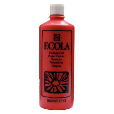 Ecola plakkaatverf 1000ml - 334 Scharlaken