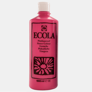 Ecola plakkaatverf 1000ml - 359 Tyrischrose