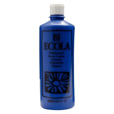 Ecola plakkaatverf 1000ml - 502 Donkerblauw