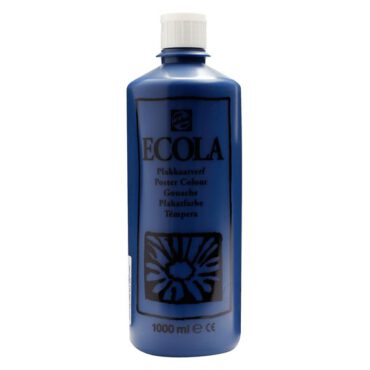 Ecola plakkaatverf 1000ml - 508 Pruisischblauw