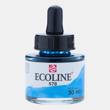 Ecoline 30ml - 578 Hemelsblauw (Cyaan)