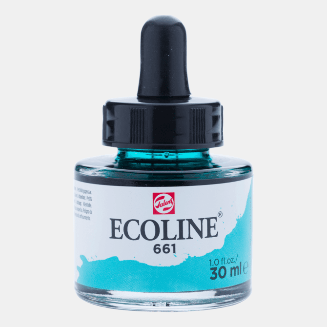 Ecoline 30ml - 661 Turkooisgroen