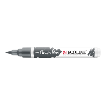 Ecoline Brush Pen - 706 Donkergrijs