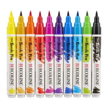 Ecoline brush pen - SET 10