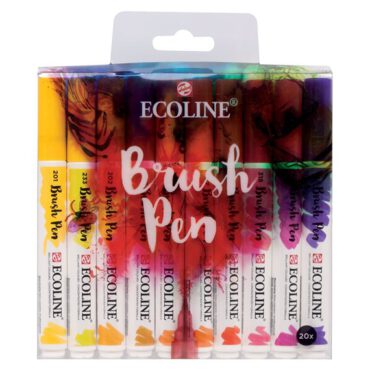 Ecoline brush pen - SET 20