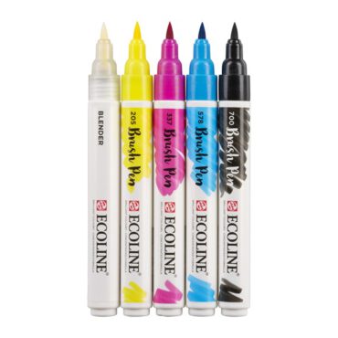 Ecoline brush pen - SET 5 PRIMARY