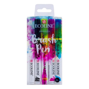 Ecoline brush pen - SET 5 PRIMARY