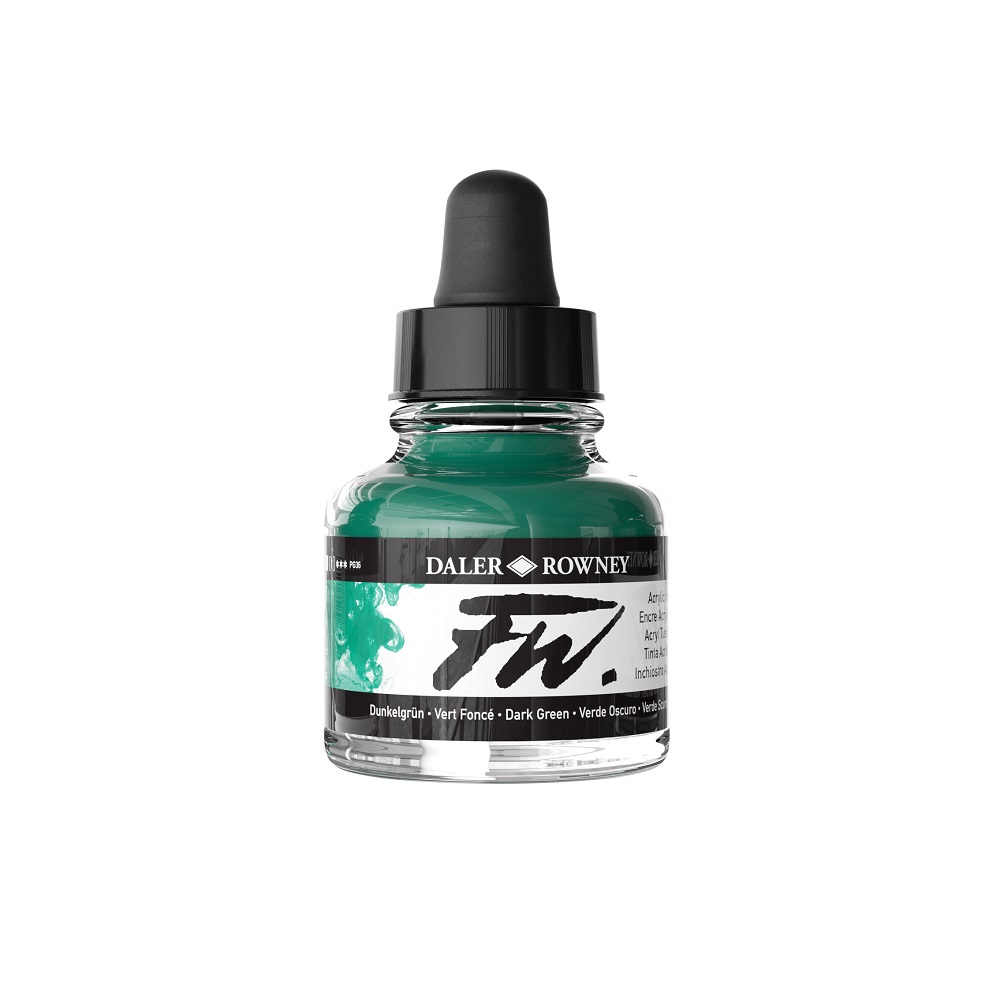 FW Artist Acrylinkt 29,5ml - no.326 Dark Green