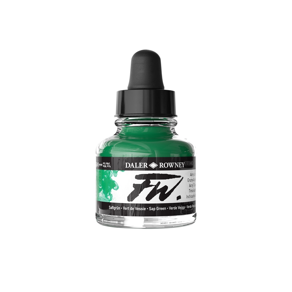 FW Artist Acrylinkt 29,5ml - no.375 Sap green