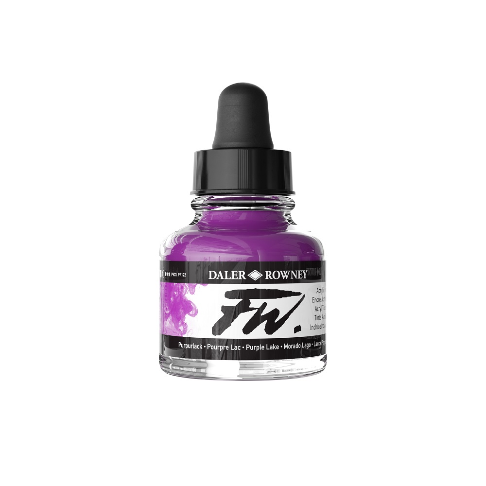 FW Artist Acrylinkt 29,5ml - no.437 Purple lake