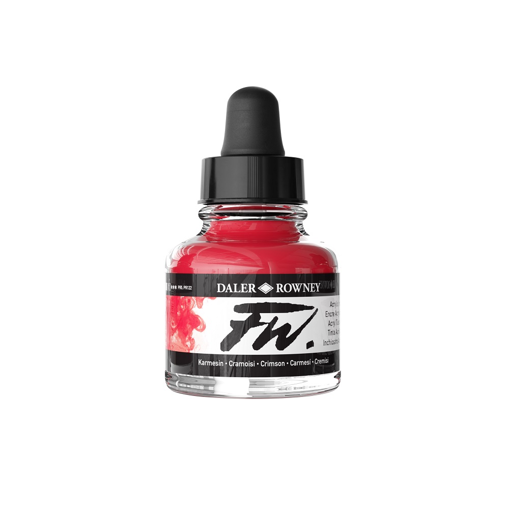FW Artist Acrylinkt 29,5ml - no.513 Crimson