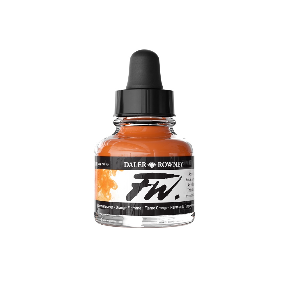 FW Artist Acrylinkt 29,5ml - no.687 Flame orange
