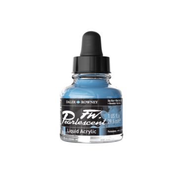 FW Pearlescent acrylinkt 29,5ml - no.130 Sky blue