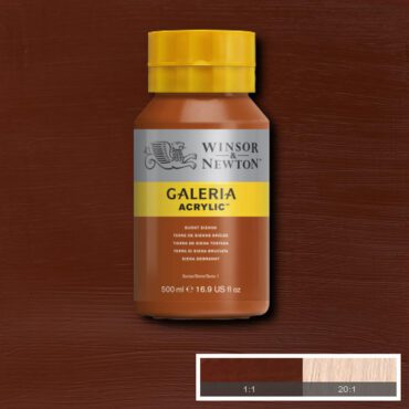 Galeria acrylverf Pot 500ml - no.074 Burnt Sienna