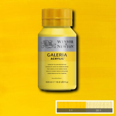 Galeria acrylverf Pot 500ml - no.120 Cadmium Yellow Medium Hue