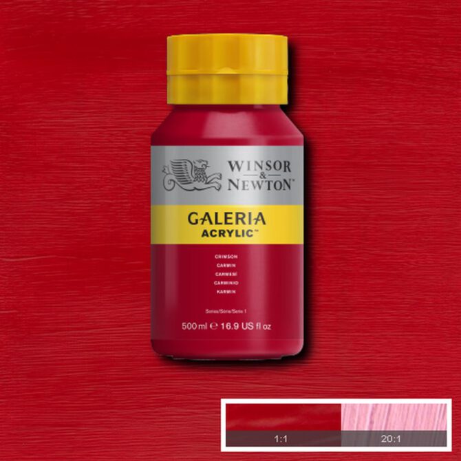 Galeria acrylverf Pot 500ml - no.203 Crimson