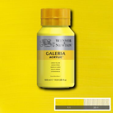 Galeria acrylverf Pot 500ml - no.346 Lemon Yellow