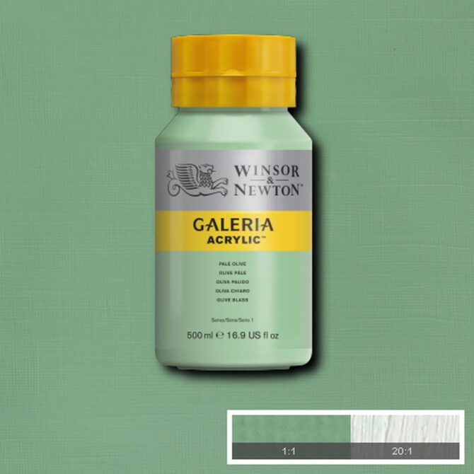 Galeria acrylverf Pot 500ml - no.435 Pale Olive