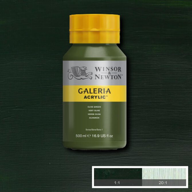 Galeria acrylverf Pot 500ml - no.447 Olive Green