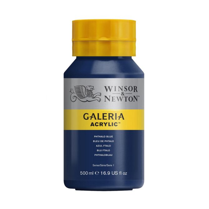 Galeria acrylverf Pot 500ml - no.516 Phthalo Blue