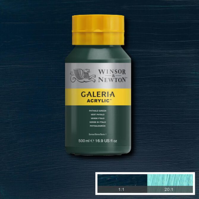 Galeria acrylverf Pot 500ml - no.522 Phthalo Green