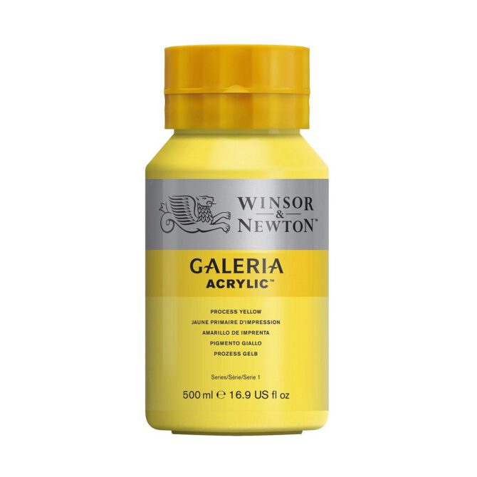 Galeria acrylverf Pot 500ml - no.537 Process Yellow