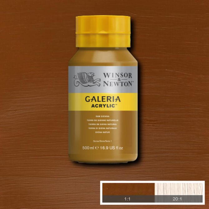 Galeria acrylverf Pot 500ml - no.552 Raw Sienna