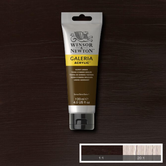 Galeria acrylverf Tube 120 ml - no.076 Burnt Umber