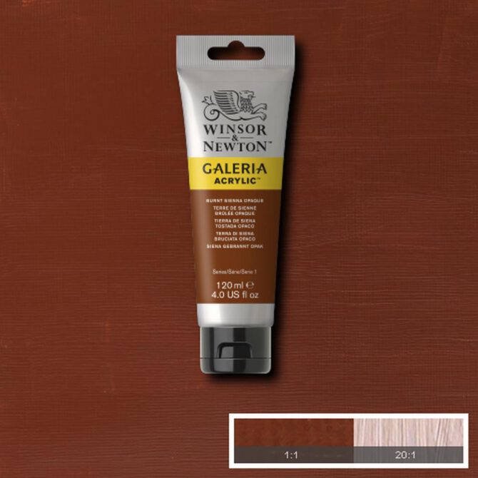 Galeria acrylverf Tube 120 ml - no.077 Burnt Sienna Opaque