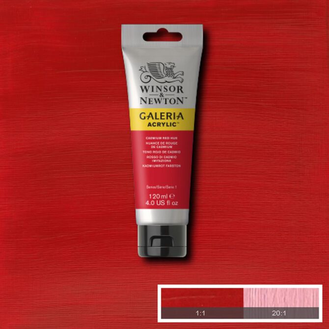 Galeria acrylverf Tube 120 ml - no.095 Cadmium Red Hue