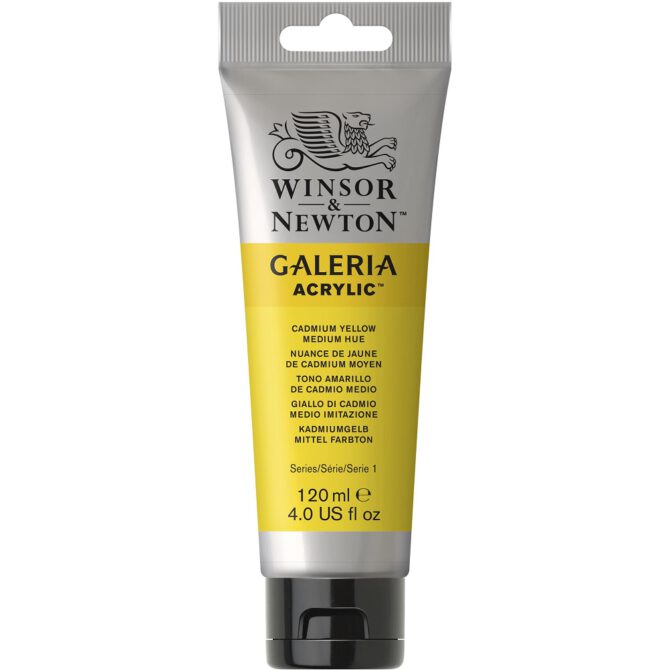 Galeria acrylverf Tube 120 ml - no.120 Cadmium Yellow Medium Hue