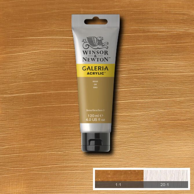 Galeria acrylverf Tube 120 ml - no.283 Metallic Gold