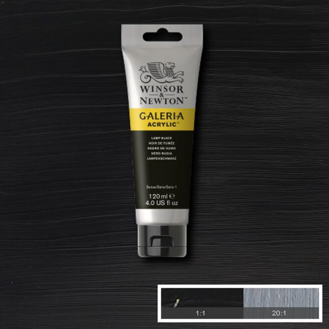 Galeria acrylverf Tube 120 ml - no.337 Lamp Black