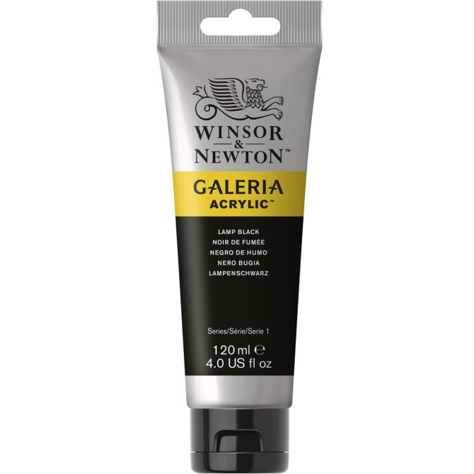 Galeria acrylverf Tube 120 ml - no.337 Lamp Black