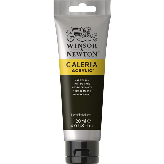 Galeria acrylverf Tube 120 ml - no.386 Mars Black