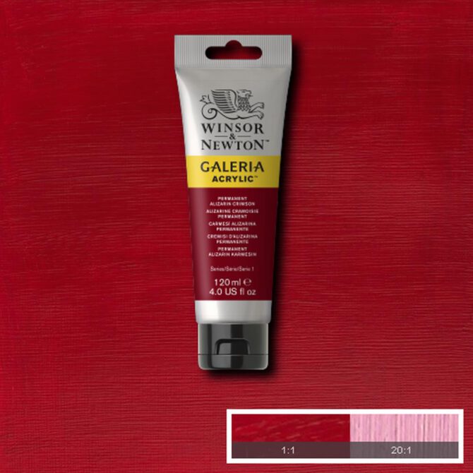 Galeria acrylverf Tube 120 ml - no.466 Permanent Alizarin Crimson